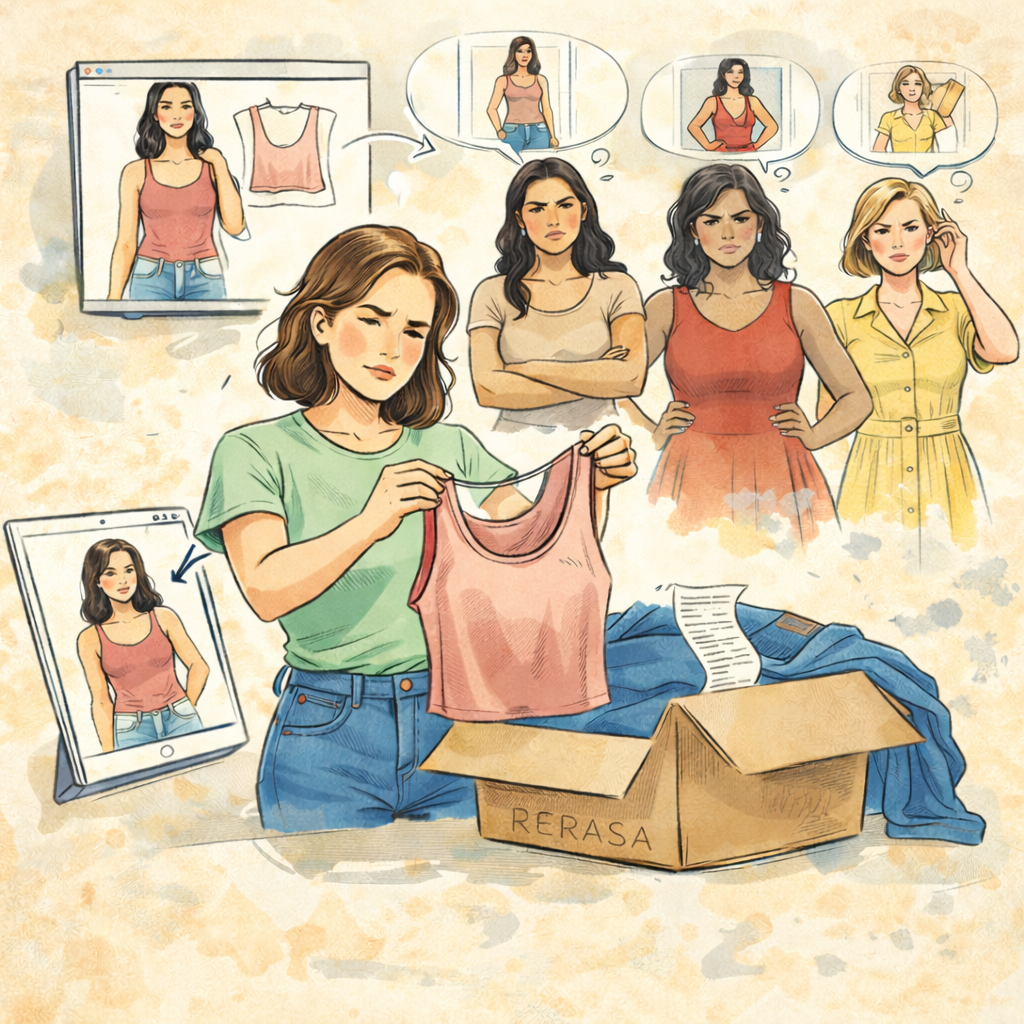 Ever wondered why clothes look perfect online but feel wrong in real life? Rerasa explains the real fit problem and how we design for real bodies.