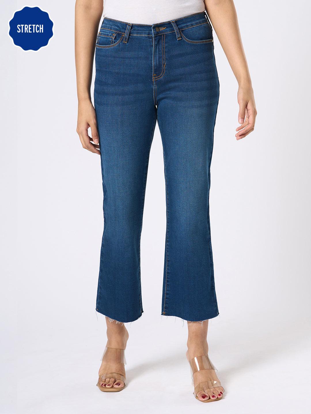 Cropped Flare Jeans