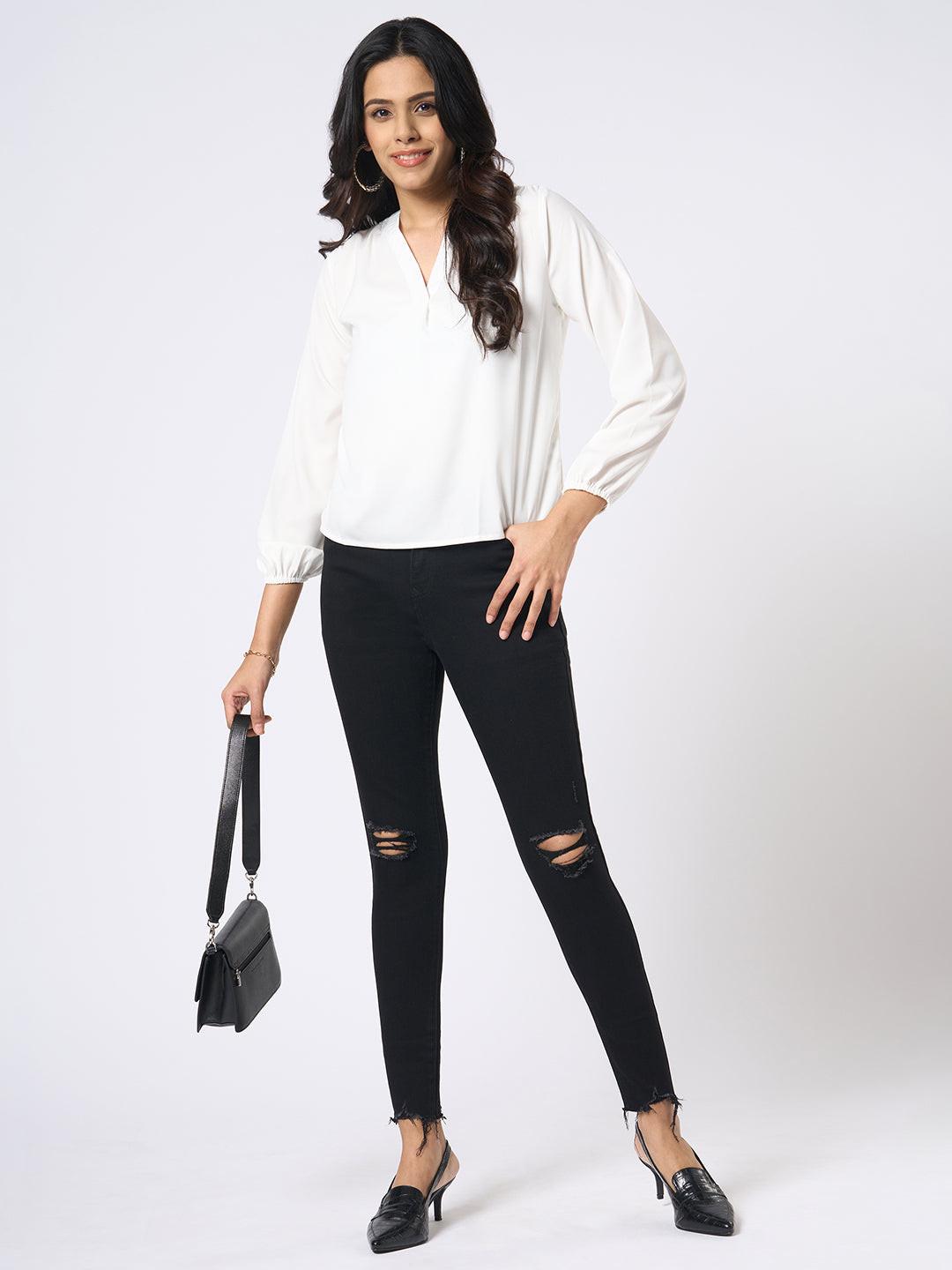 Distressed Skinny Jeans