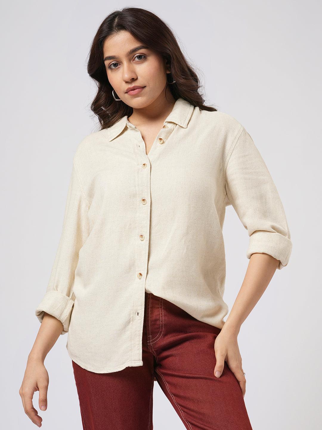 Classic Linen Blend Shirt.