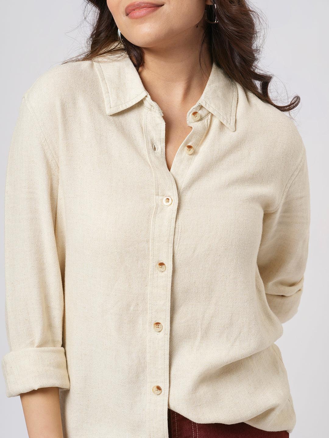 Classic Linen Blend Shirt.