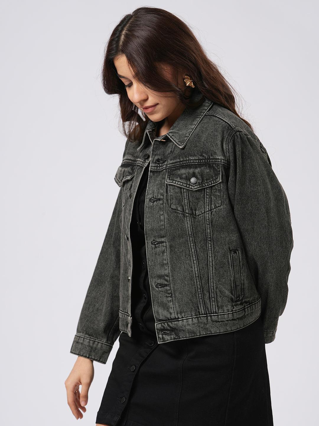 Classic Denim Trucker Jacket.