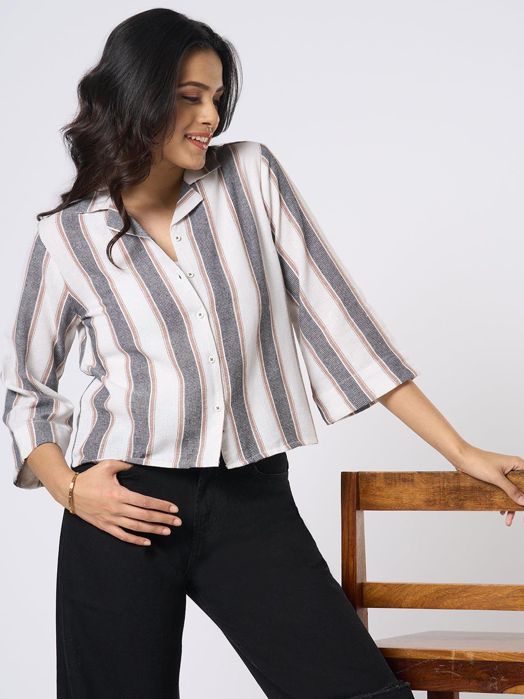 Woman striped shirt by Rerasa