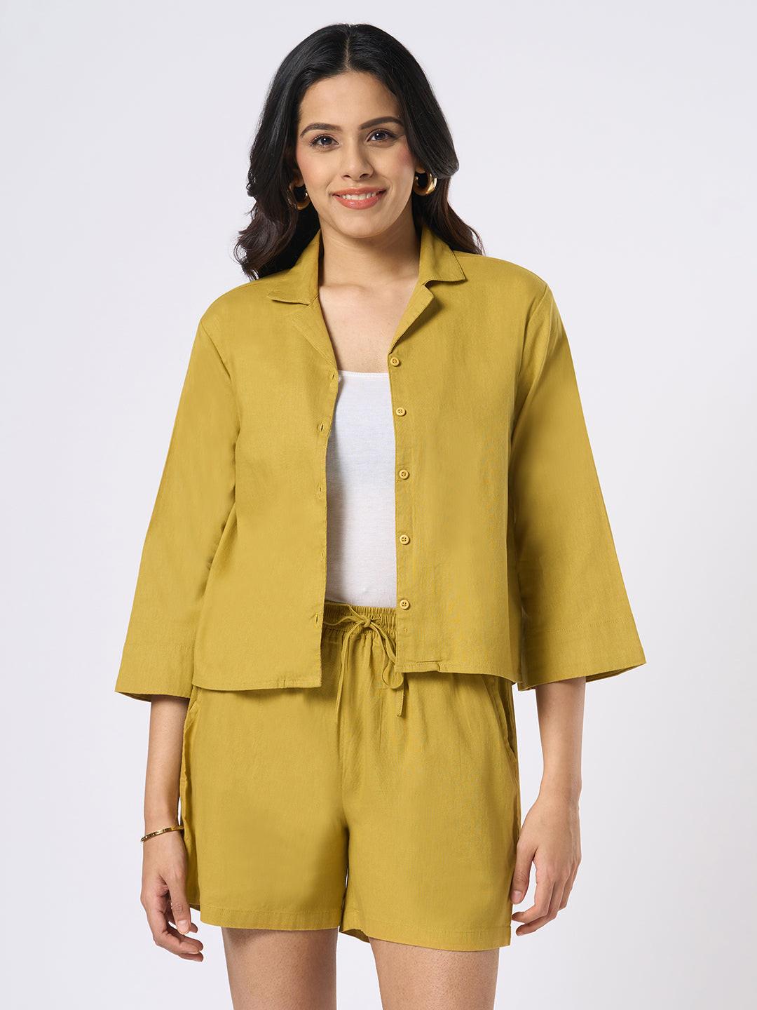 Woman Mustard shirt by Rerasa