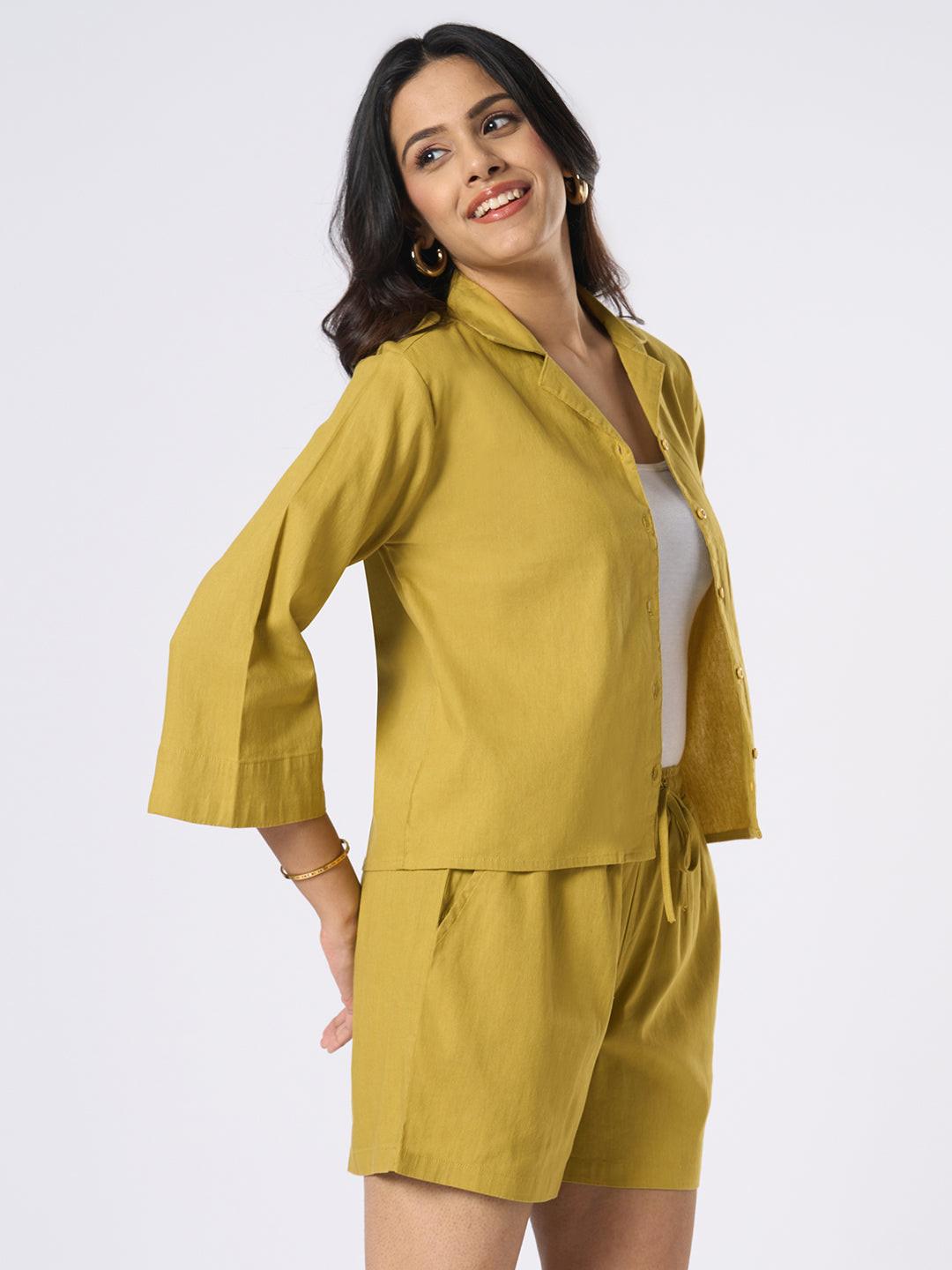Woman Mustard shirt by Rerasa