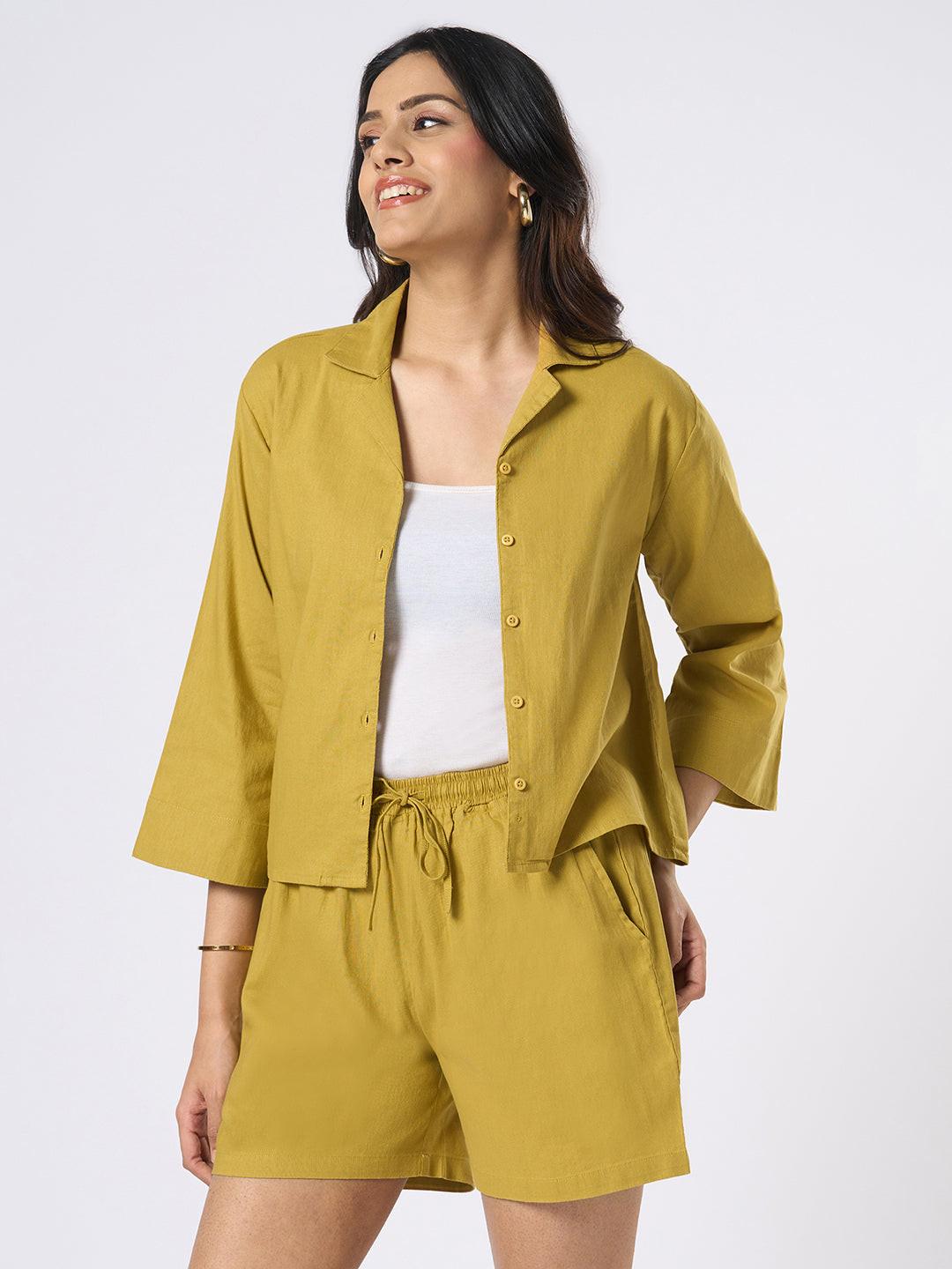 Woman Mustard shirt by Rerasa