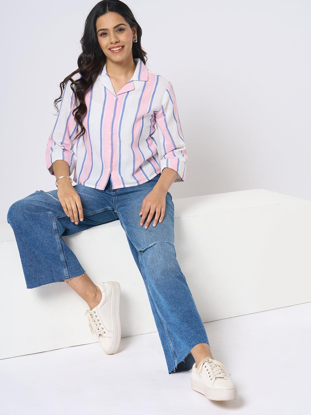 Woman striped shirt by Rerasa