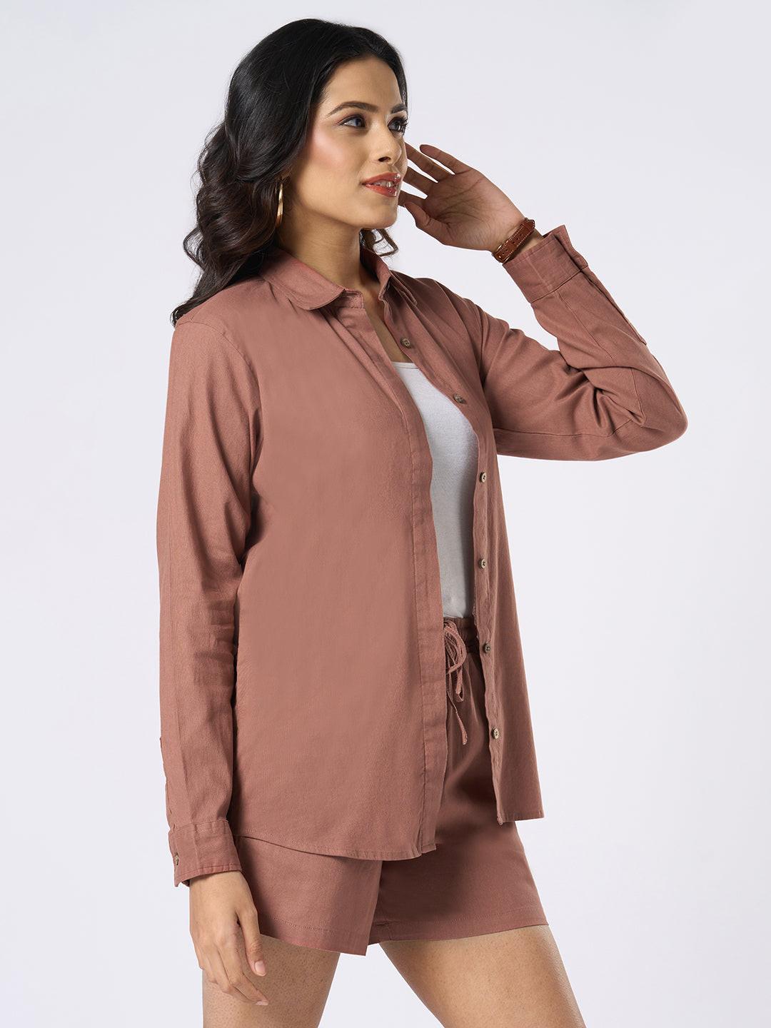 Rerasa Classic Dusty Rose Shirt