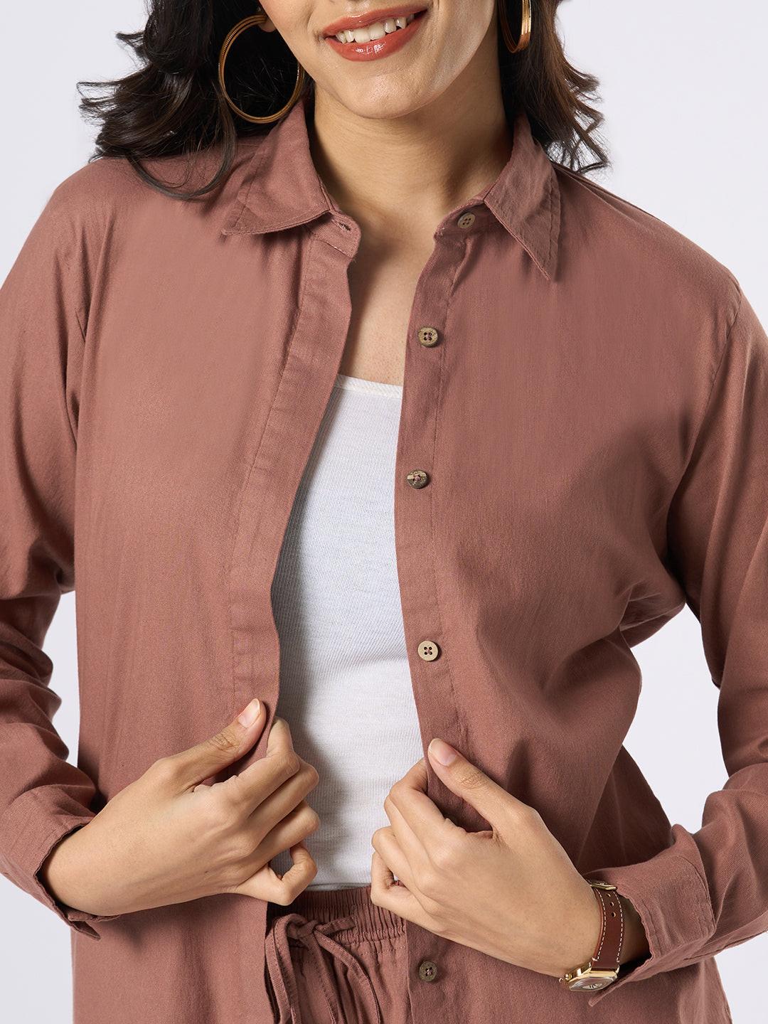 Rerasa Classic Dusty Rose Shirt