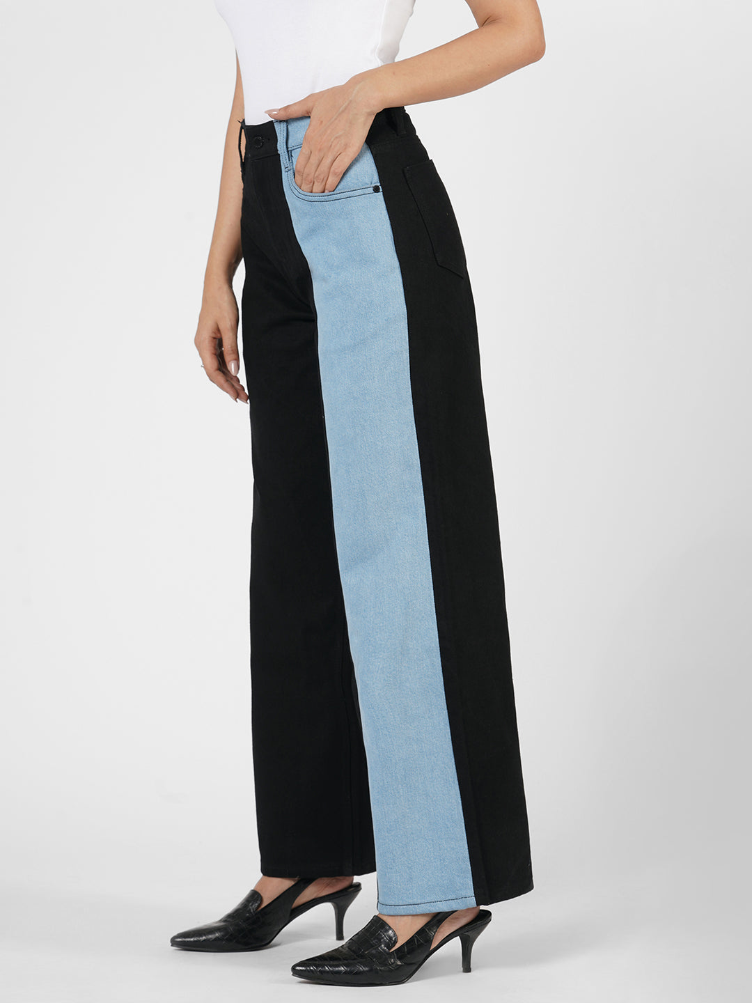 Contrast Jeans by Rerasa