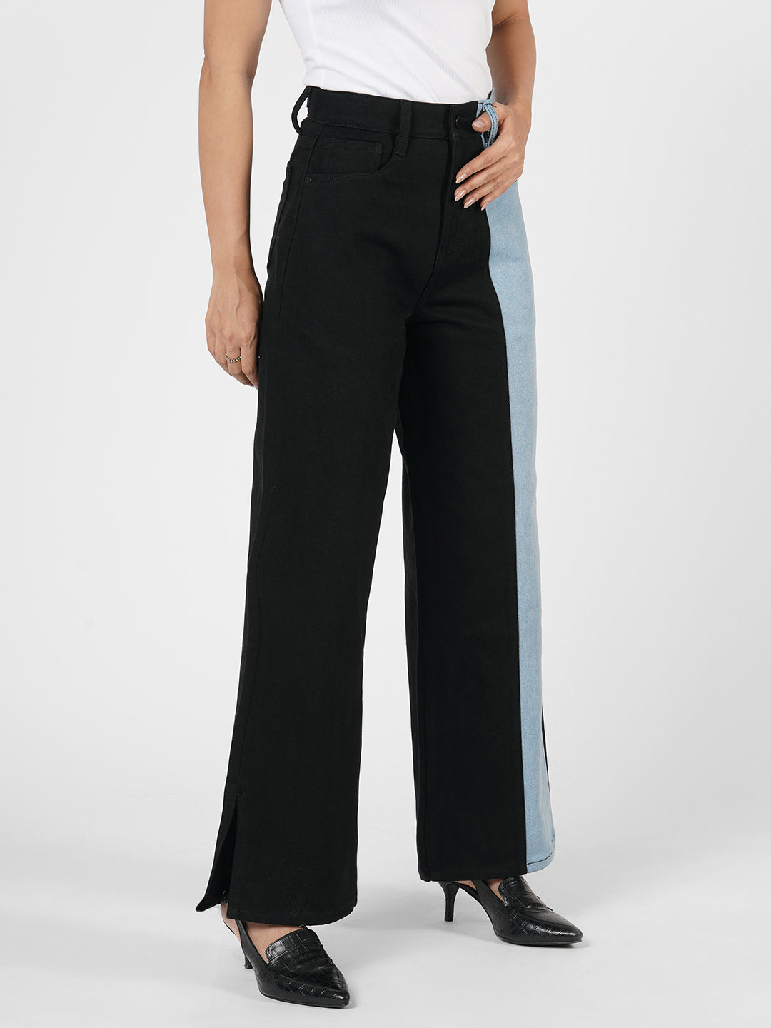 Contrast Jeans by Rerasa