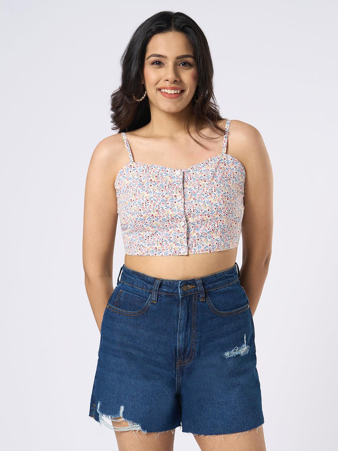 Rerasa Bustier crop top 