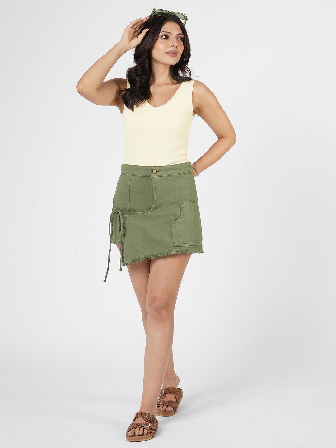 Denim skort by Rerasa