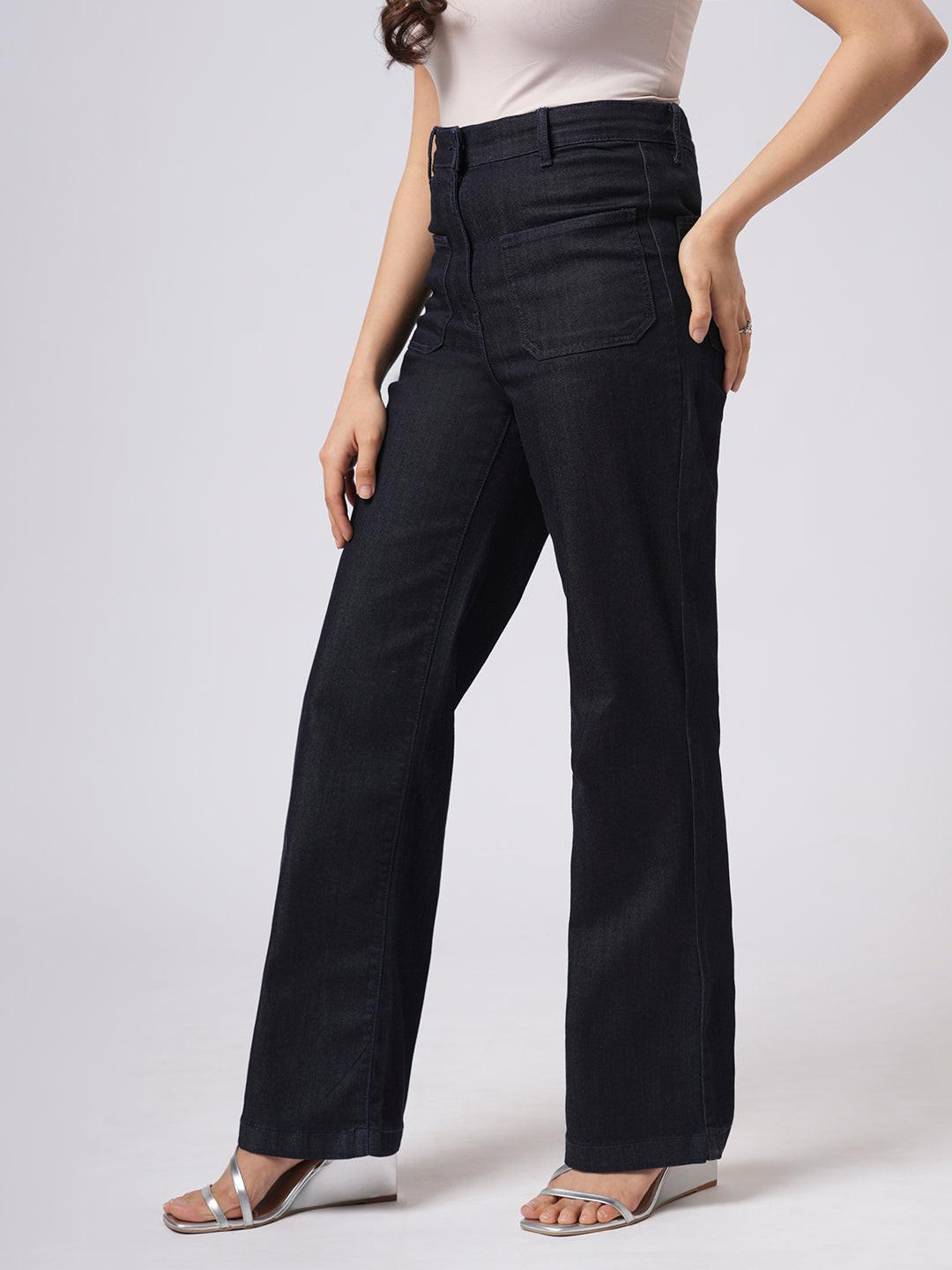 Rerasa_Front_Pocket_Flare_Jeans_indigo
