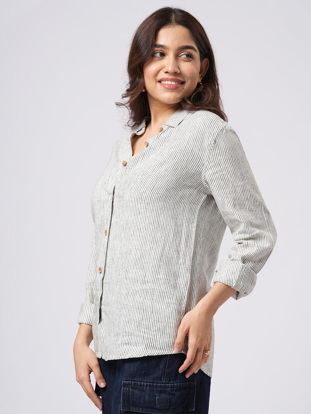 Classic Linen Blend Shirt.