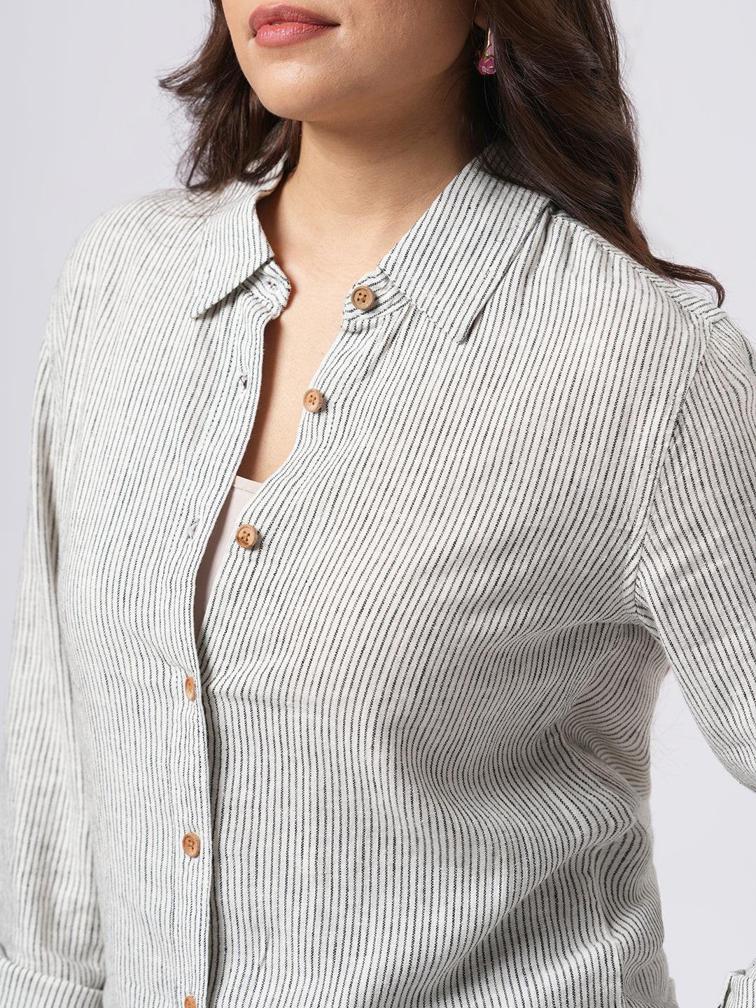 Classic Linen Blend Shirt.