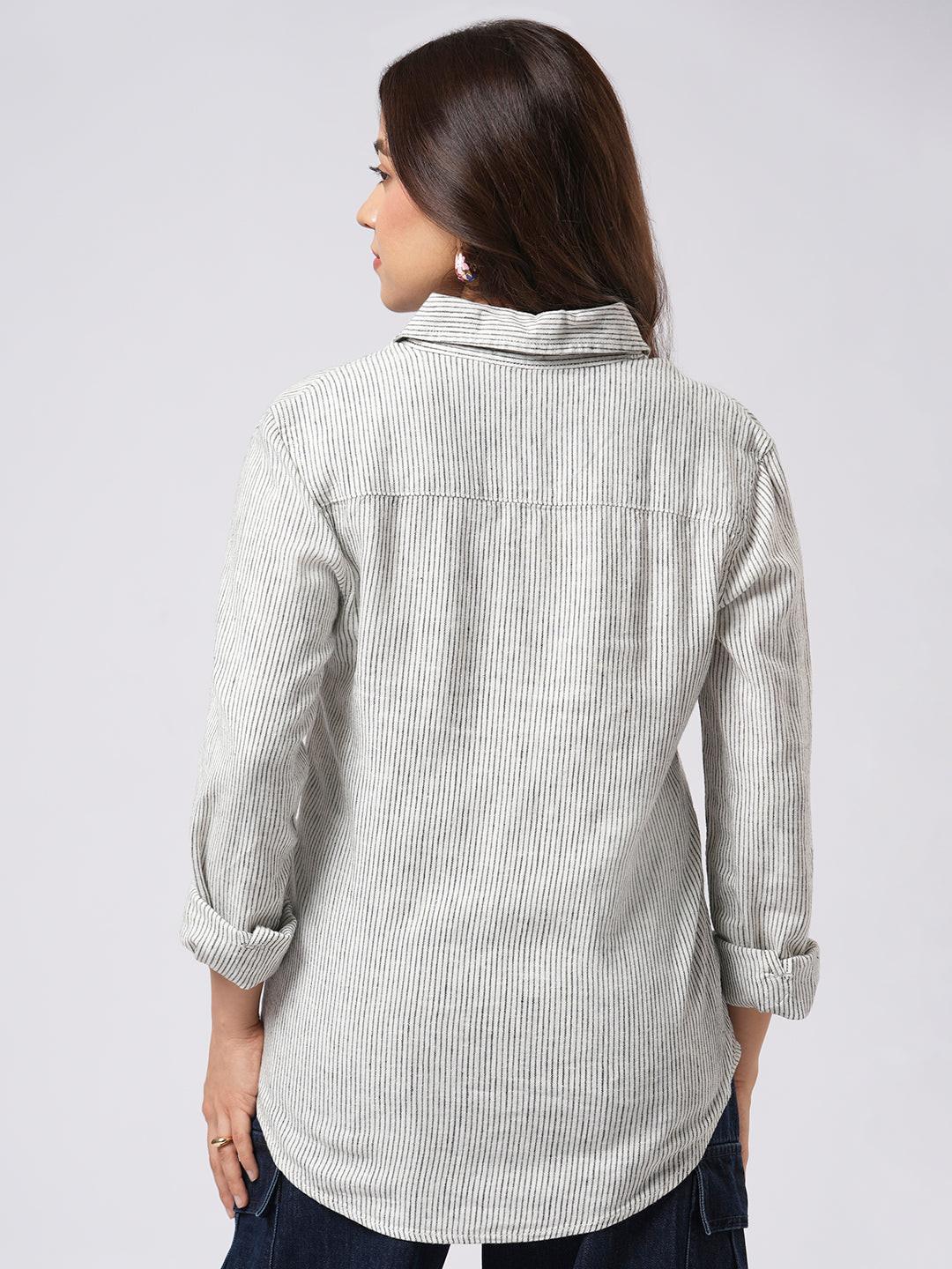 Classic Linen Blend Shirt.