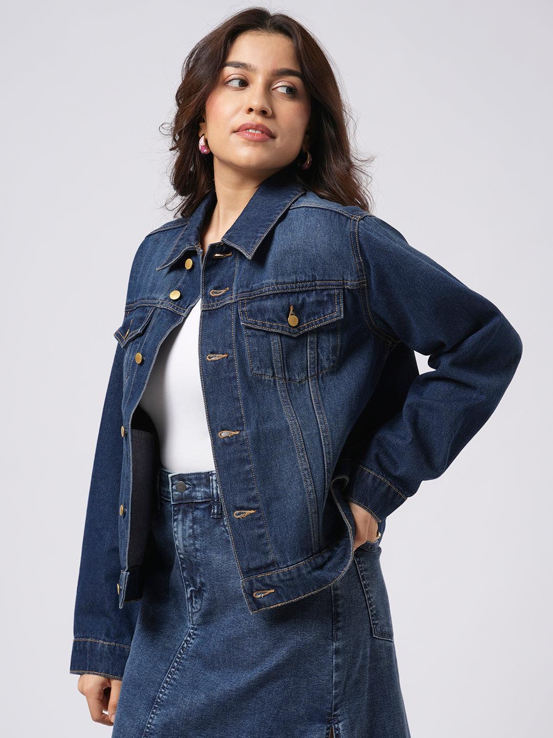 Classic Denim Trucker Jacket.