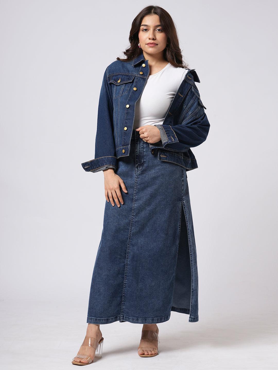 Classic Denim Trucker Jacket.