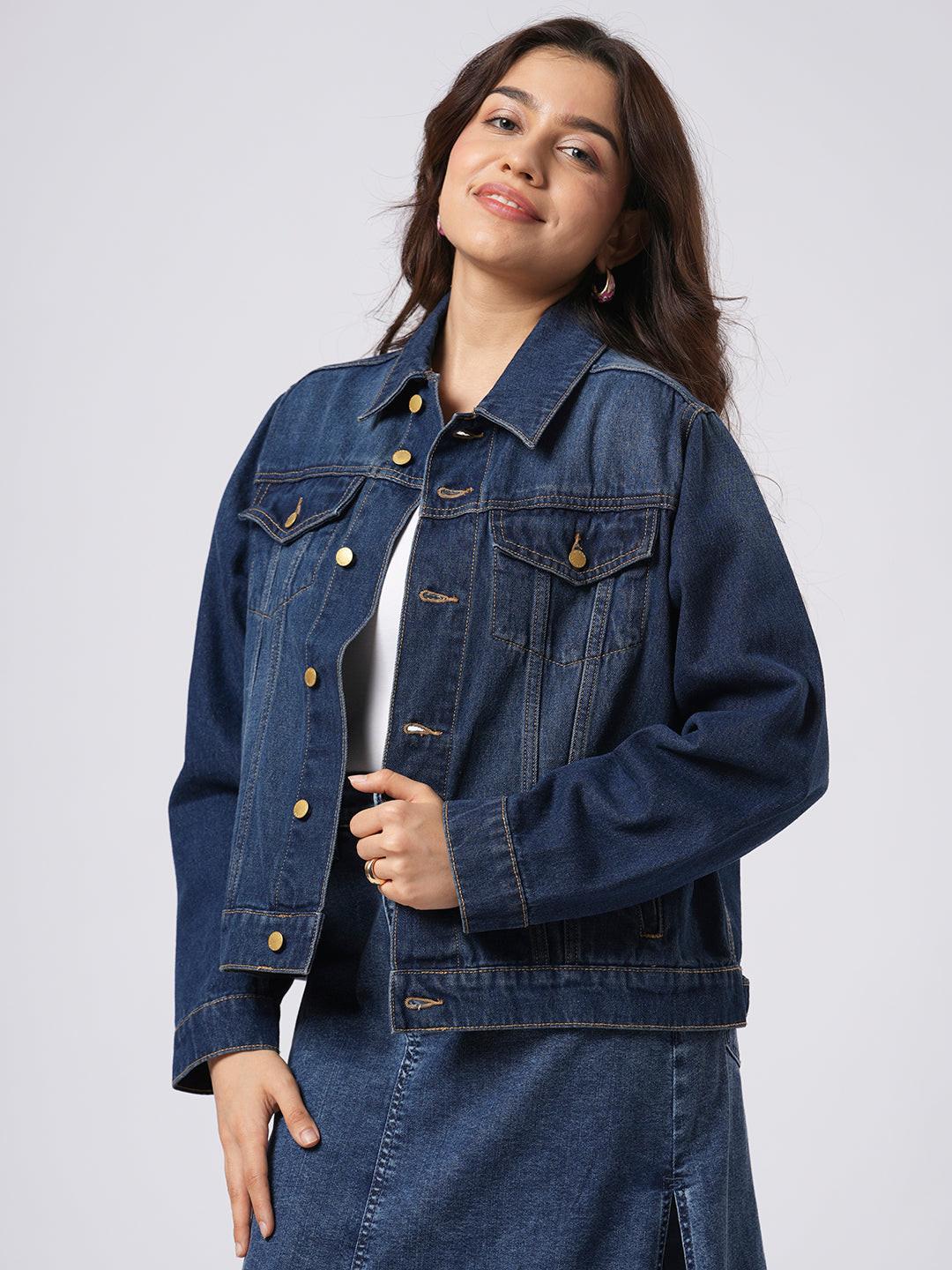 Classic Denim Trucker Jacket.