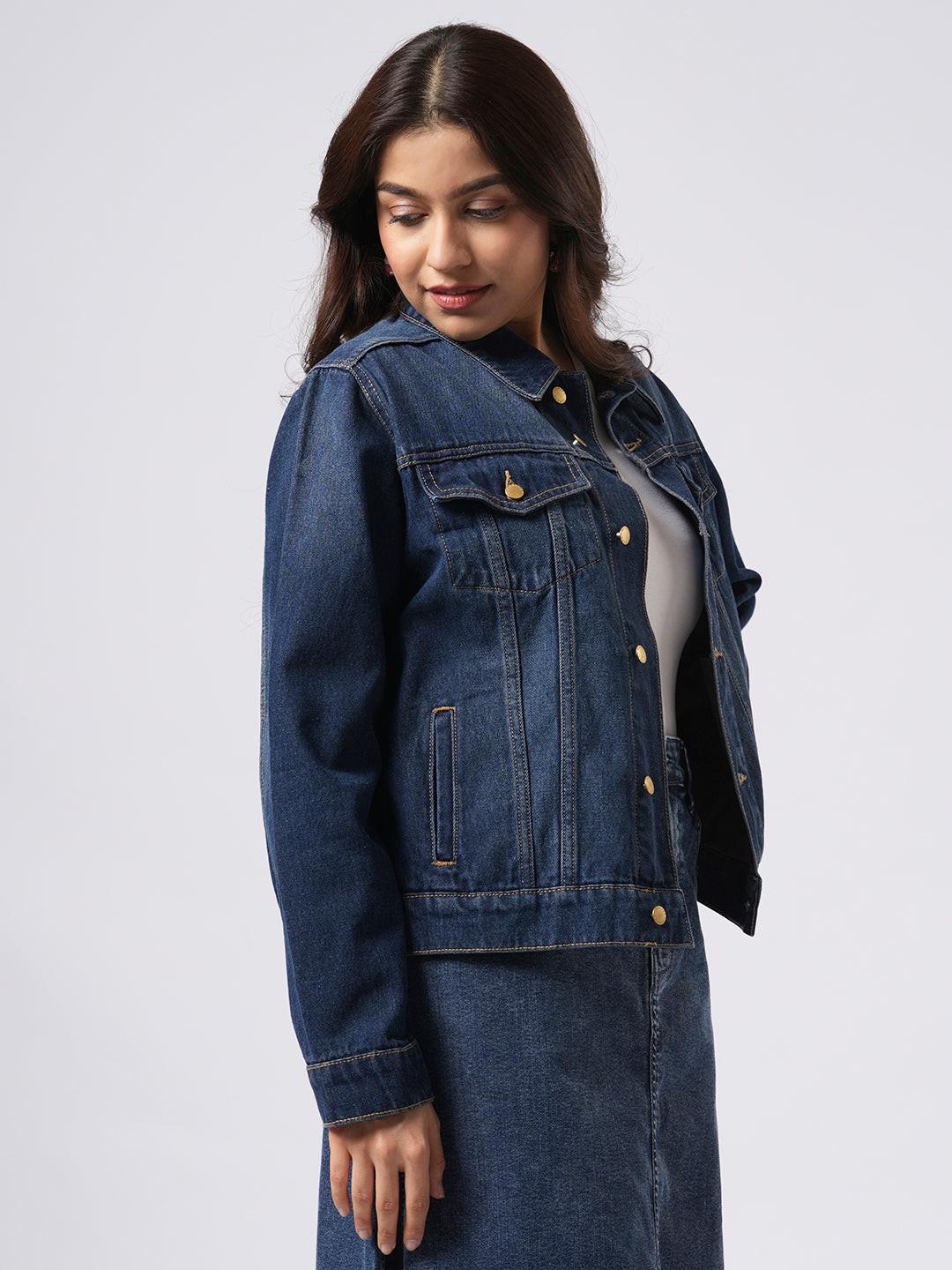 Classic Denim Trucker Jacket.