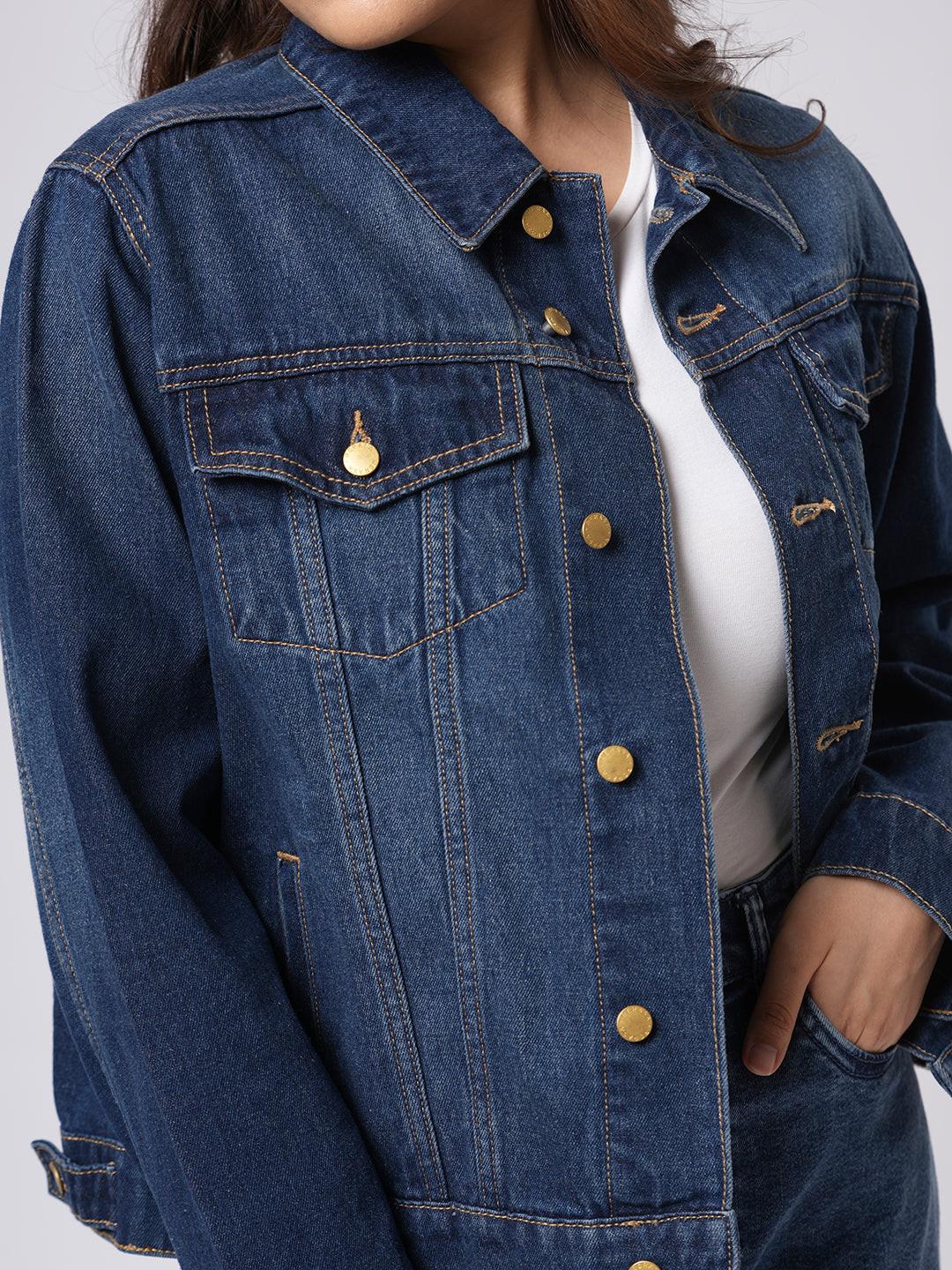 Classic Denim Trucker Jacket.
