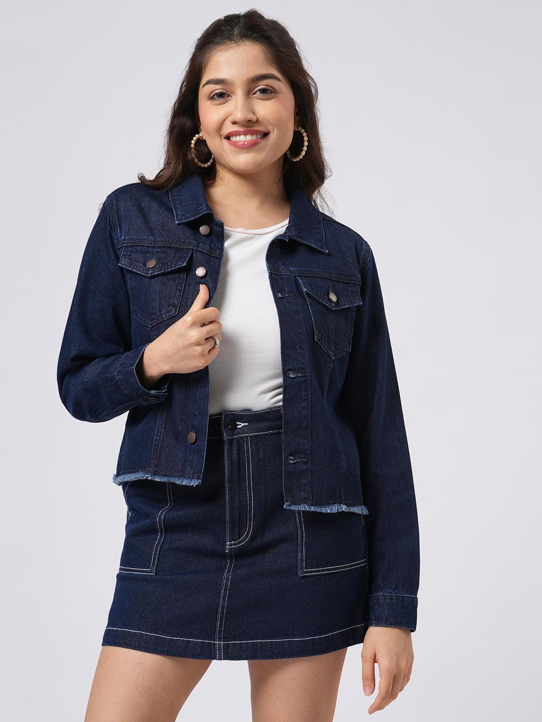 Cropped Denim Jacket.