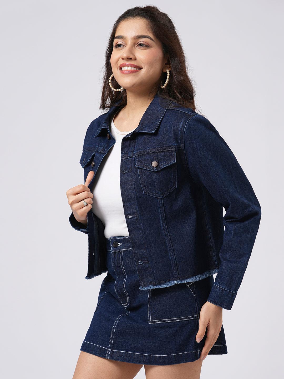 Cropped Denim Jacket.