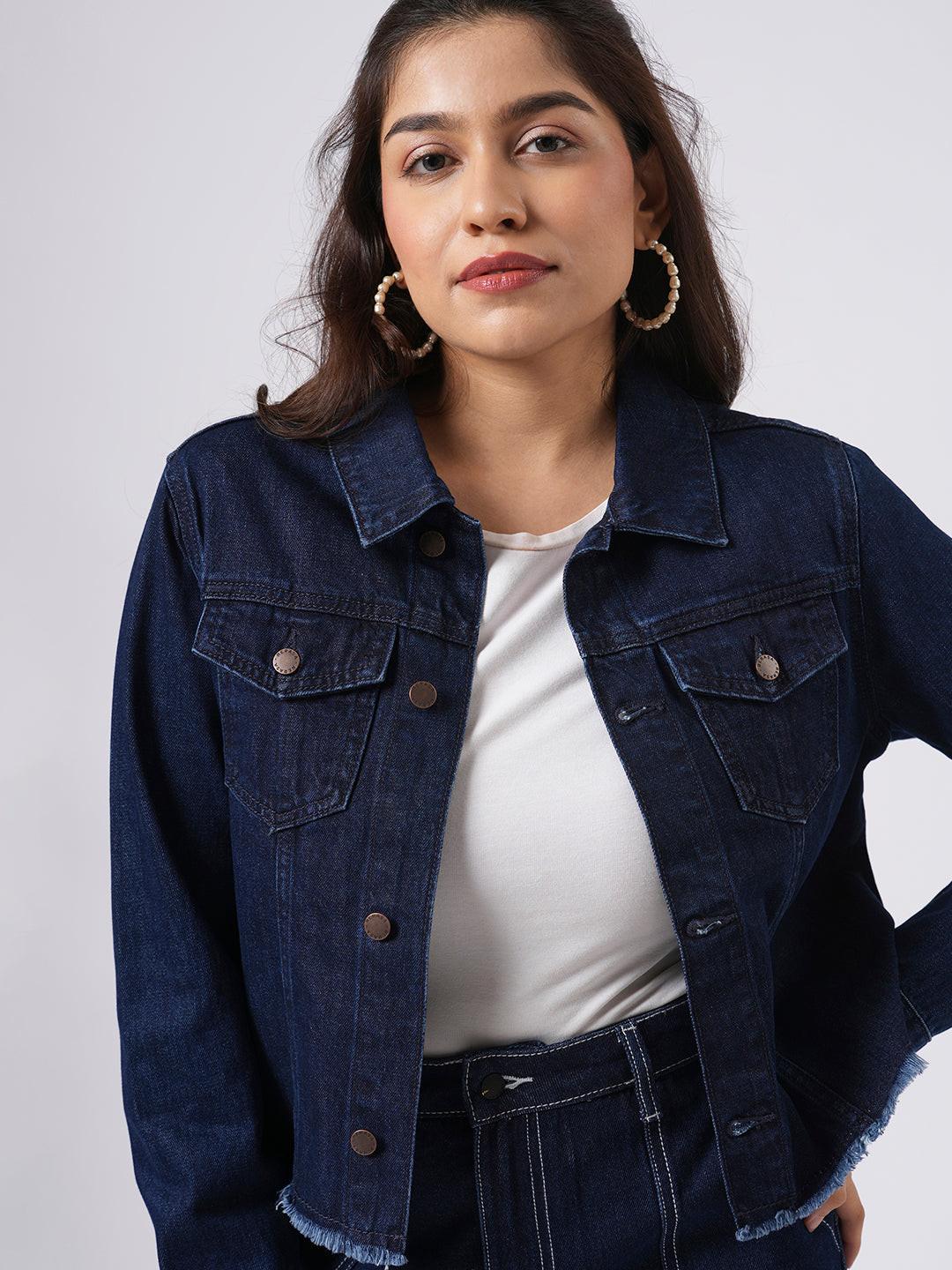 Cropped Denim Jacket.