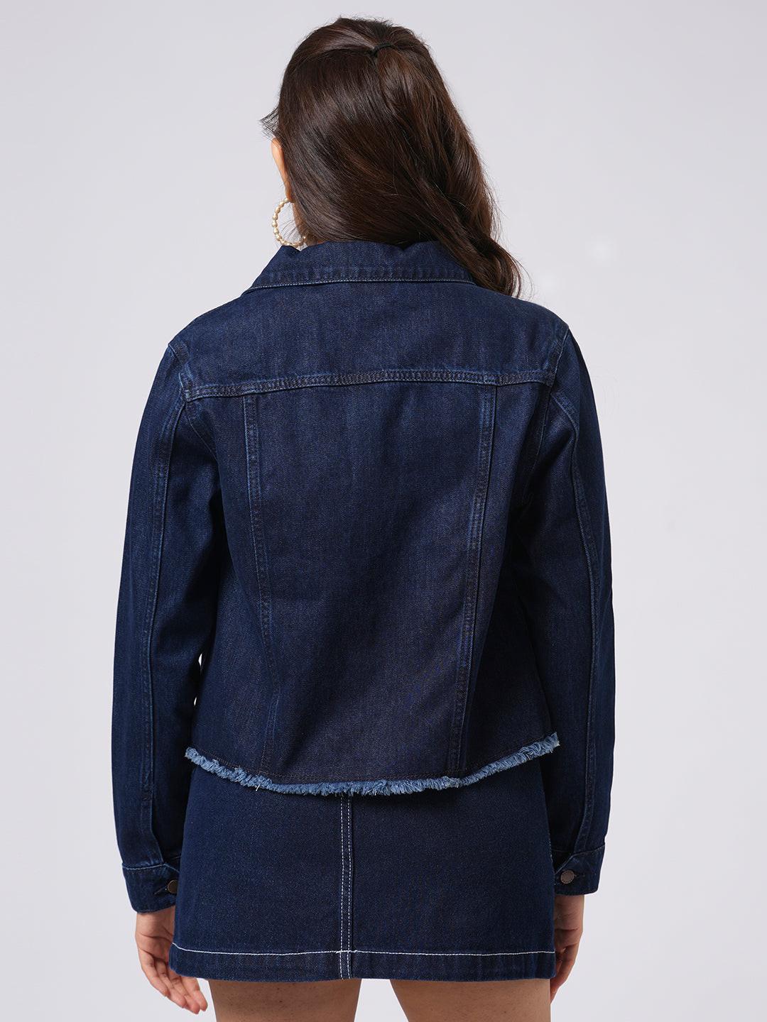 Cropped Denim Jacket.