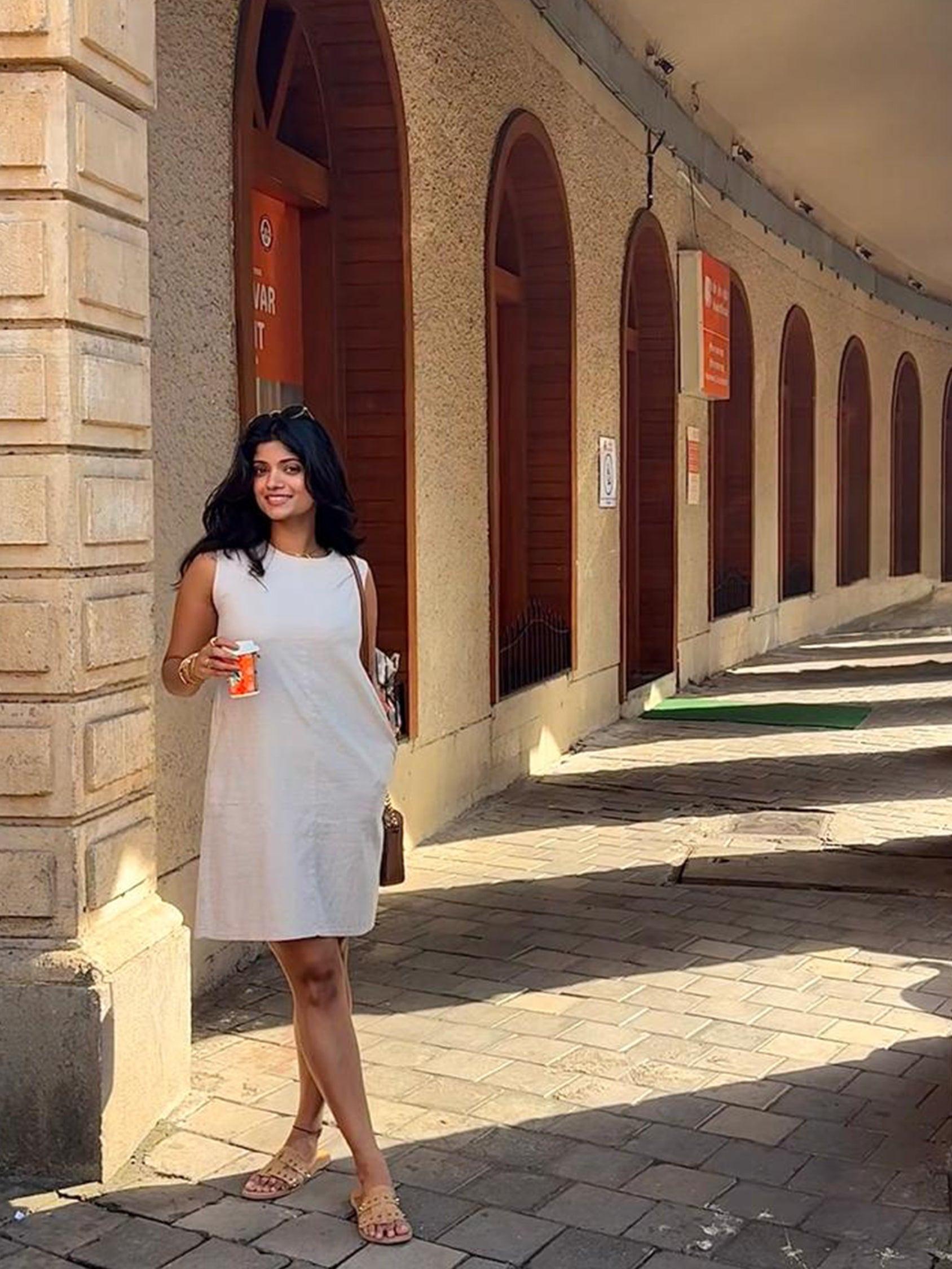 Rerasa Linen Sleeveless Dress