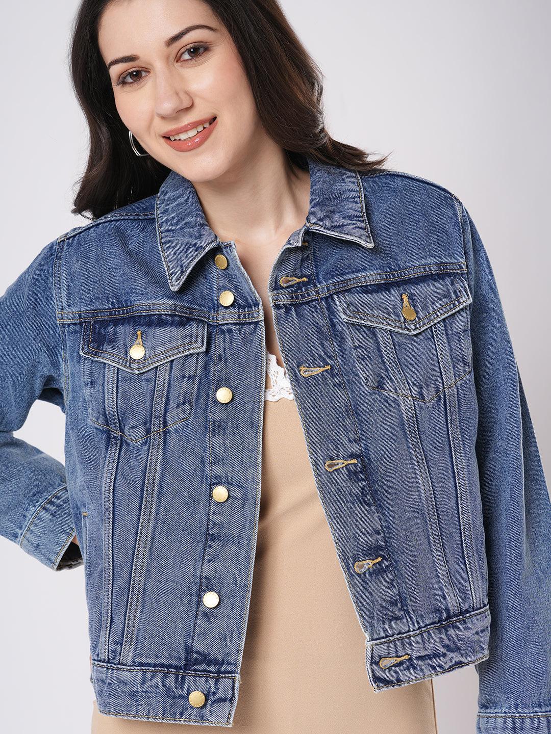 Classic Denim Trucker Jacket.