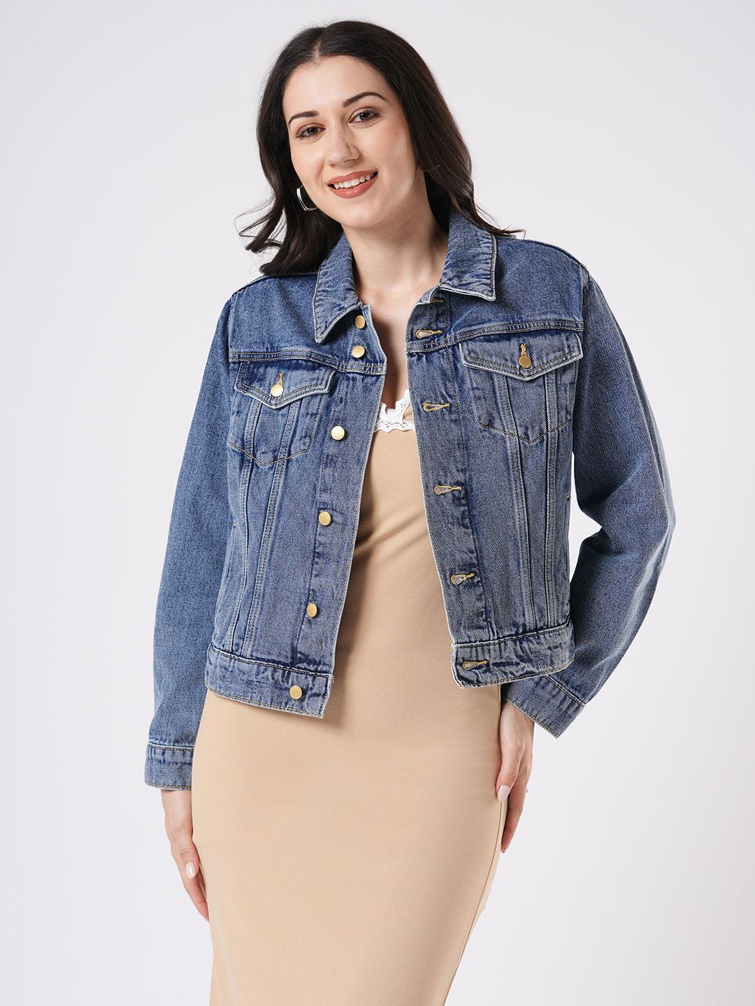 Classic Denim Trucker Jacket.