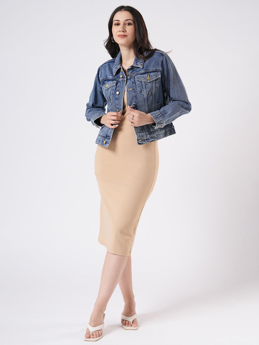Classic Denim Trucker Jacket.