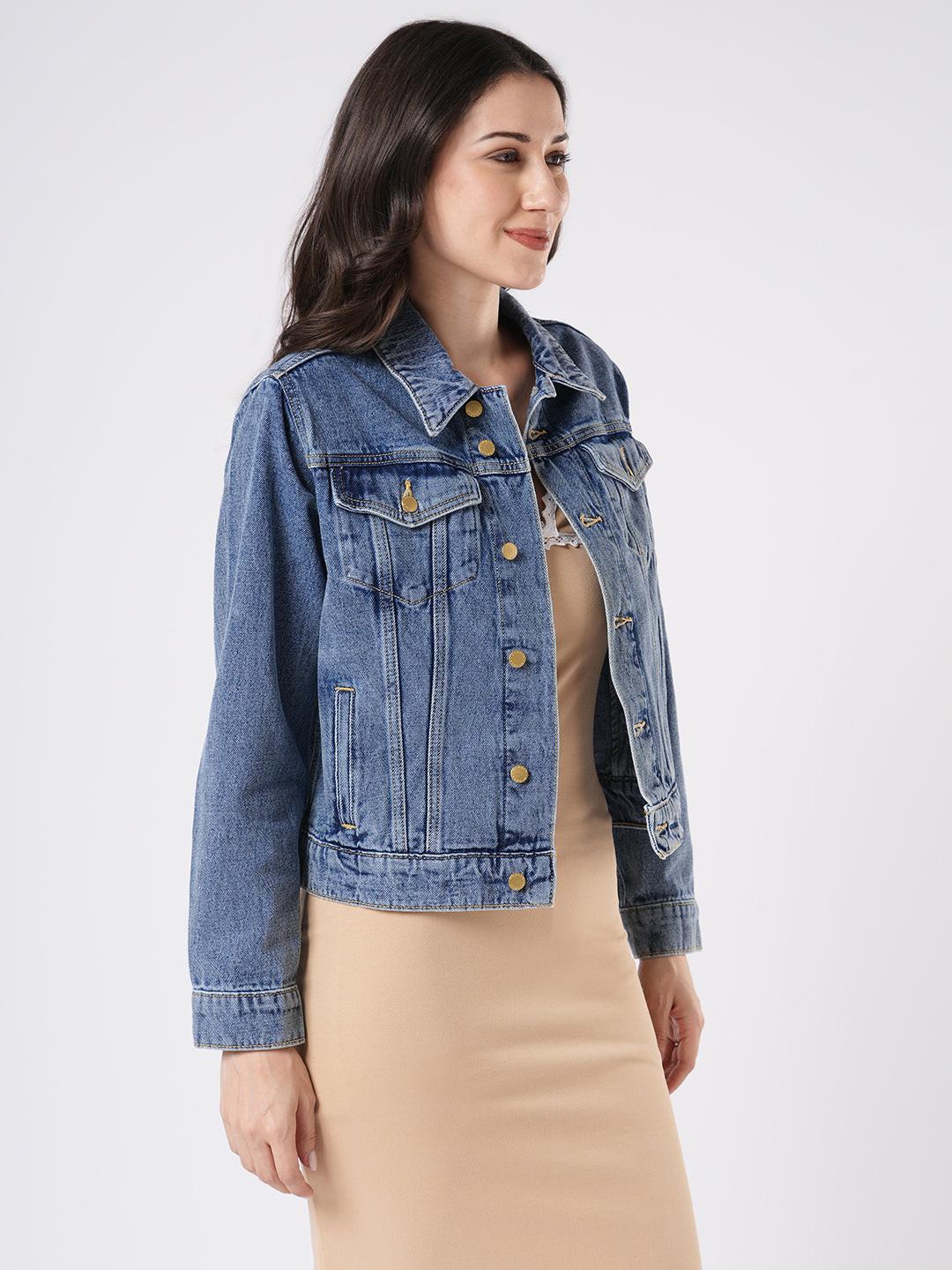 Classic Denim Trucker Jacket.