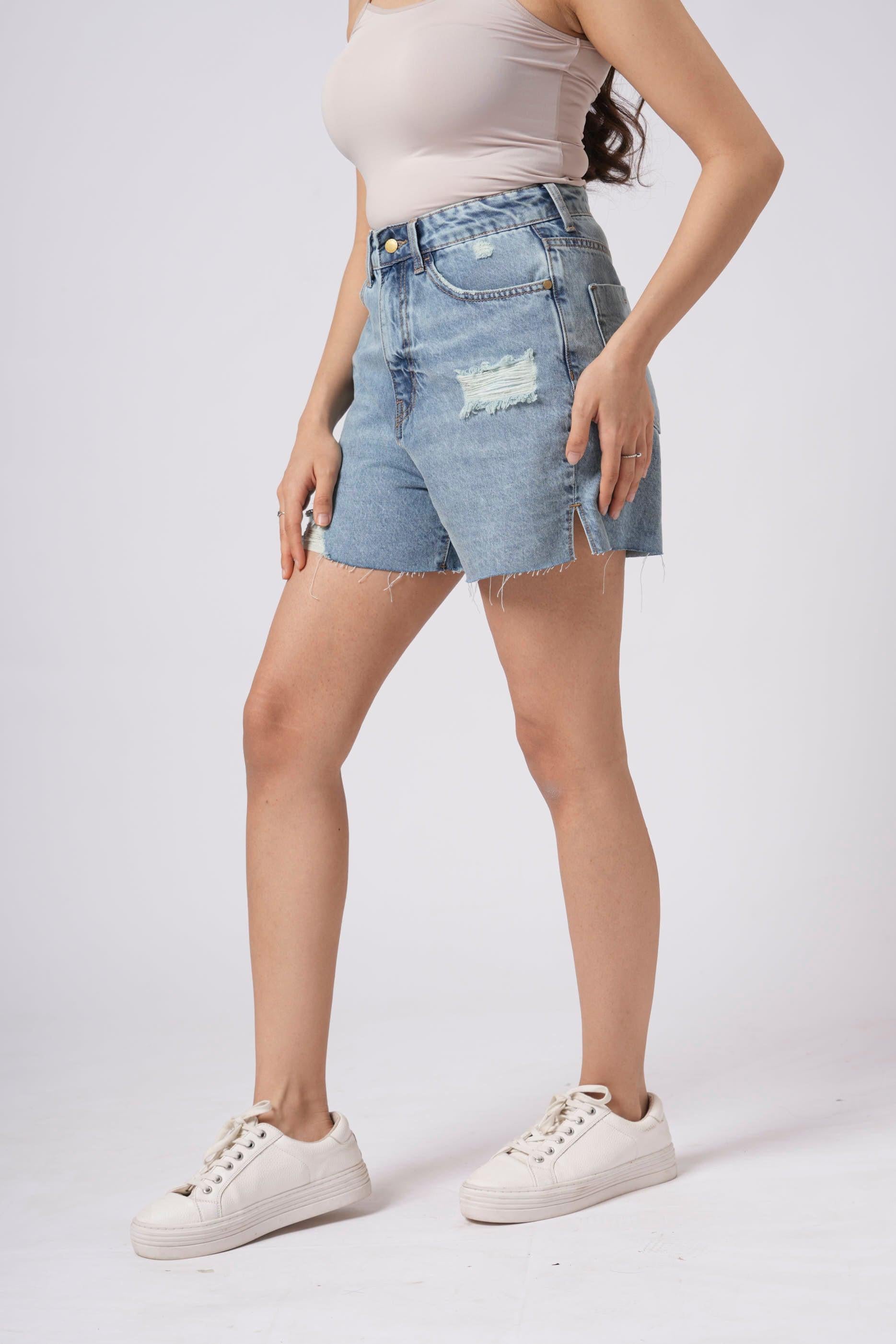 Rerasa_Ripped_Denim_Shorts_Light_Indigo