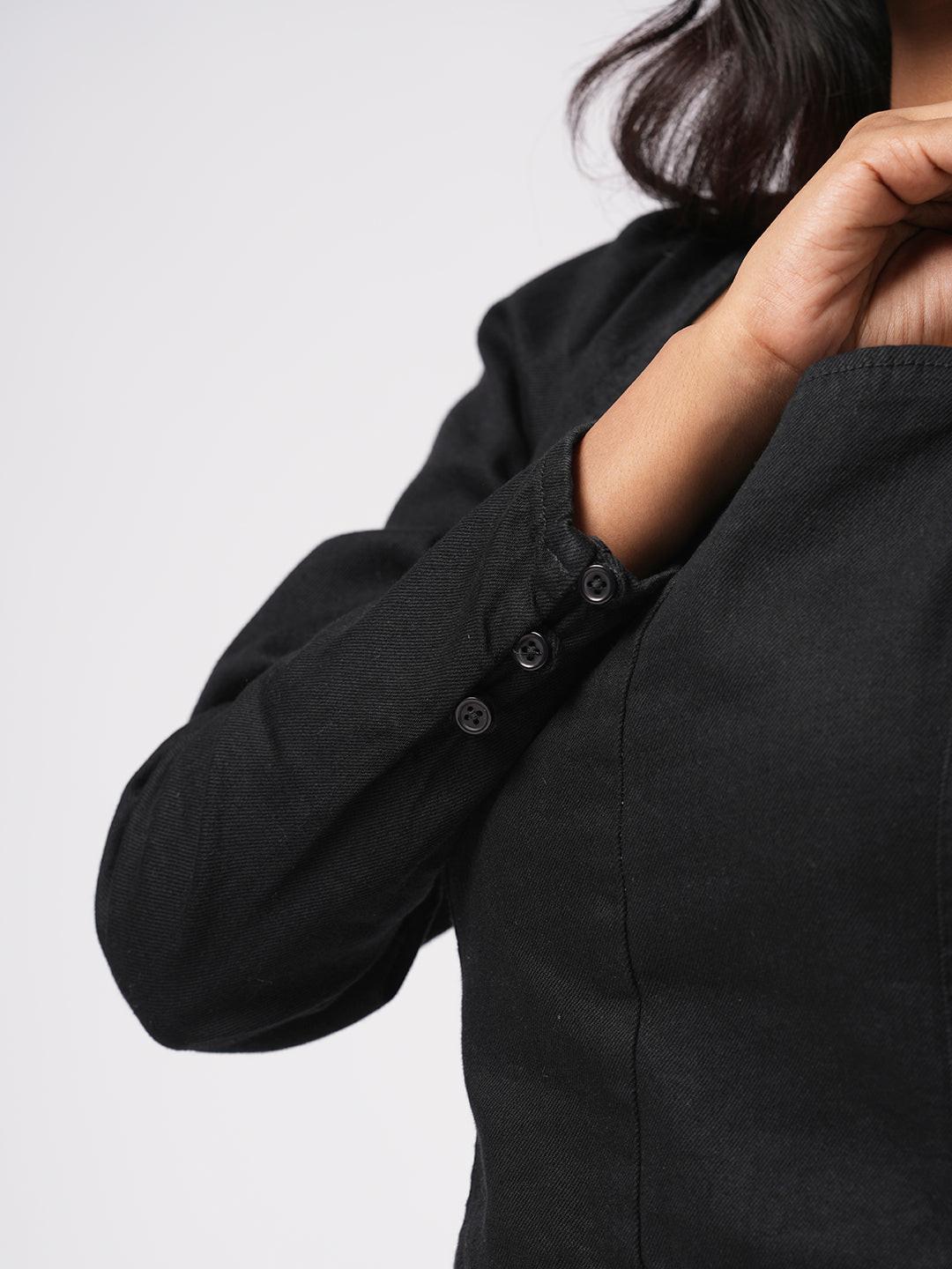 Sweetheart Denim Corset Top.