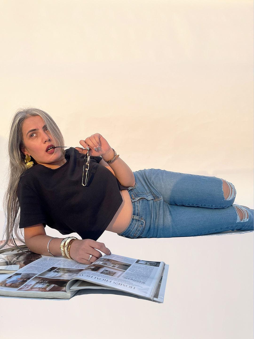 Distressed Skinny Jeans